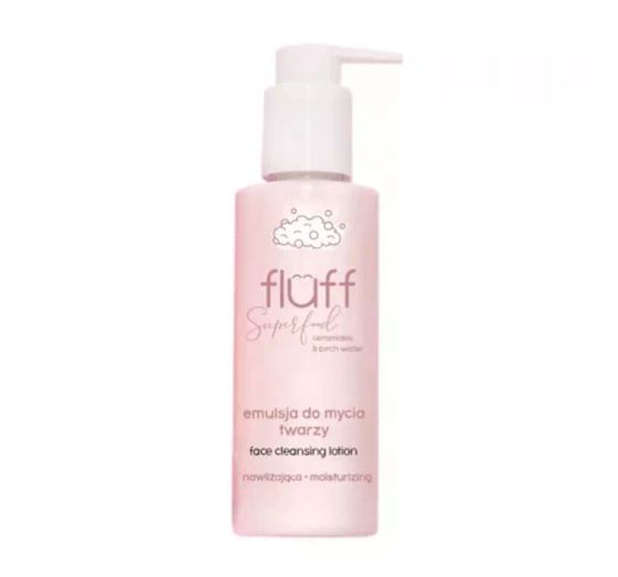 Kliknij na zdjęcie, aby je powiększyć FLUFF SUPERFOOD CERAMIDES & BIRCH WATER MILDE GESICHTSWASCHLOTION 150ML