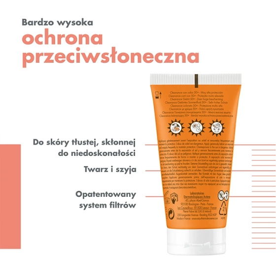 Avene Cleananse Getönte Schutzcreme für fettige Haut SPF50+ 50ml