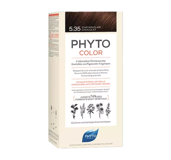 Kliknij na zdjęcie, aby je powiększyć PHYTO PHYTOCOLOR HAARFARBE 5.35 CHOCOLATE LIGHT BROWN