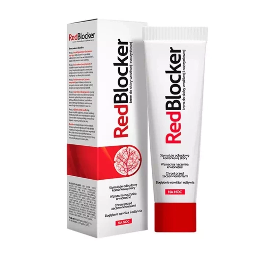 REDBLOCKER NACHTCREME FÜR EMPFINDLICHE UND GEFÄSSE HAUT 50 ML