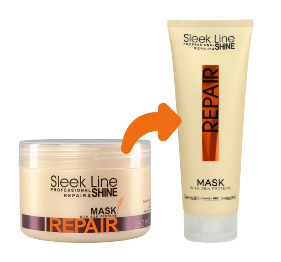 STAPIZ SLEEK LINE REPAIR REGENERIERENDE MASKE MIT SEIDE 250ML