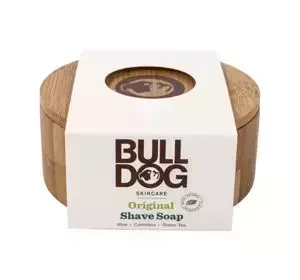 BULLDOG ORIGINAL SHAVE SOAP RASIERSEIFE IM BAMBUSKASTEN 100G