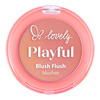 Lovely Playful Blush Flush cremig-pudriges Rouge 02 Poppy 7 g