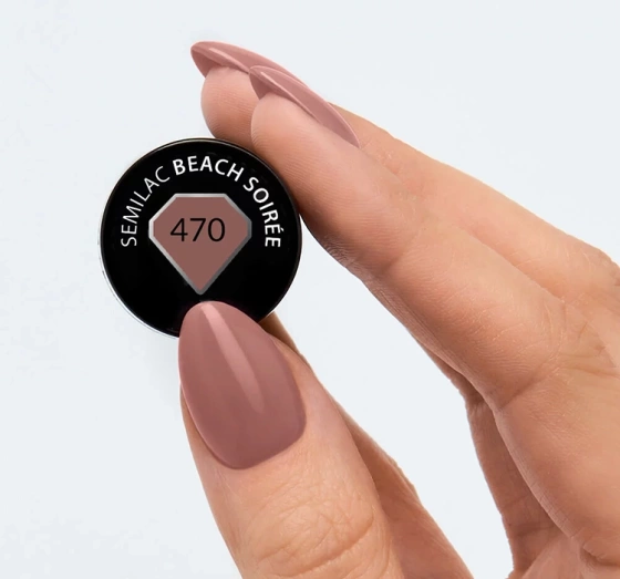 SEMILAC SUNSET SOIRÉE HYBRIDLACK 470 BEACH SOIRÉE 7ML