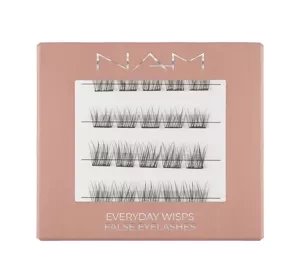 NAM Everyday Wisps Wimpernbüschel 10 und 12 mm Schwarz 24 Stück