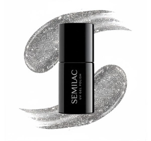 Semilac Winter Wonderland UV-Hybridlack 951 Silver Manetic 7 ml