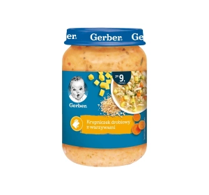 Gerber Hühner-Gerstensuppe mit Gemüse für Babys nach dem 9. Monat 190g