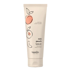 Resibo Rich Peach natürliches Gesichtswaschgel mit Pfirsichextrakt 125ml