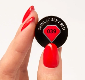 SEMILAC UV HYBRID NAGELLACK SEXY RED 039