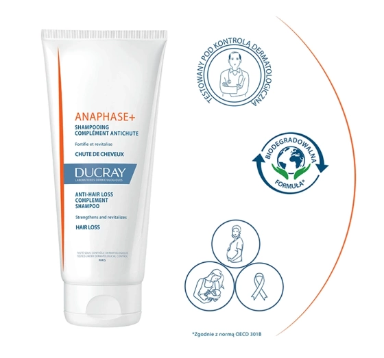 Ducray Anaphase+ Shampoo gegen Haarausfall 200 ml