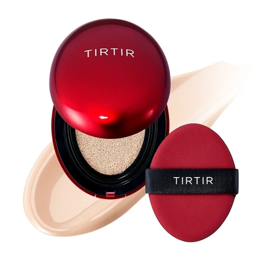 TIRTIR Mask Fit Red Cushion SPF 40 PA++ Langanhaltende Compact Foundation 17C Porcelain 18g