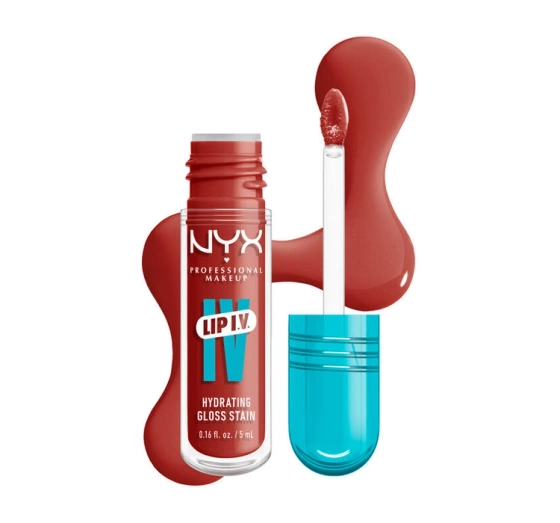 Kliknij na zdjęcie, aby je powiększyć NYX Professional Makeup Lip IV Hydrating Gloss Serum Lip Gloss 12 Burst That Tang! 5 ml