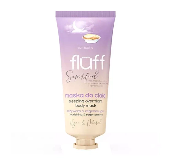 Kliknij na zdjęcie, aby je powiększyć FLUFF SUPERFOOD KÖRPERMASKE FÜR NACHT KOMBUCHA 150ML