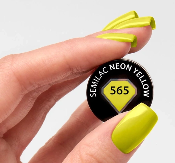 SEMILAC GARDEN PARTY HYBRIDLACK UV 565 NEON YELLOW 7ML