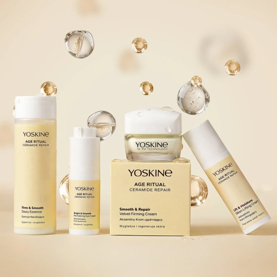 Yoskine Age Ritual Ceramide Repair Bright & Smooth Revitalisierende Augencreme 30 ml