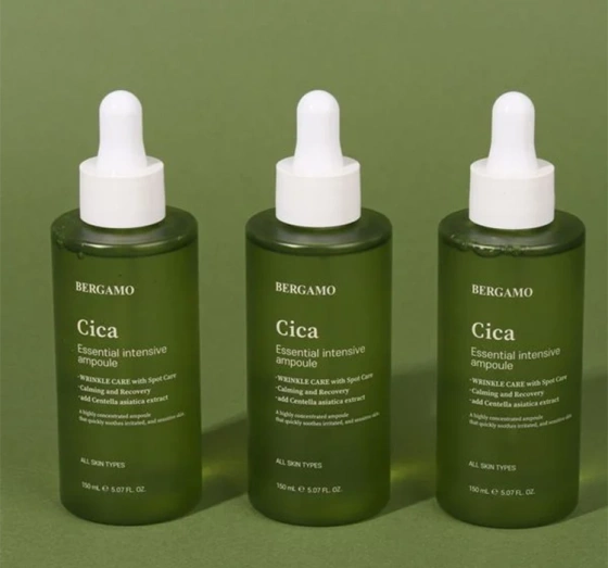 BERGAMO CICA FEUCHTIGKEITSSPENDENDE GESICHTSAMPULLE 150ML