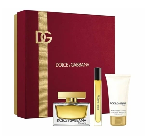 DOLCE & GABBANA THE ONE EDP SPRAY 75ML + 10ML + BL 50ML SET