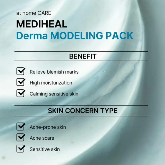 Mediheal Derma Modeling Pack Madecassoside Blemish Gesichtspflegeset Algenmaske + Serum