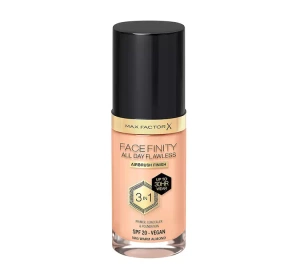 MAX FACTOR FACEFINITY ALL DAY FLAWLESS 3IN1 VEGANE GRUNDIERUNG N45 WARM ALMOND 30ML