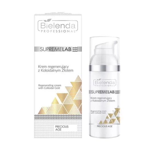 Kliknij na zdjęcie, aby je powiększyć BIELENDA PROFESSIONAL SUPREMELAB PRECIOUS AGE REGENERIERENDE CREME MIT KOLLOIDALEM GOLD 50ML