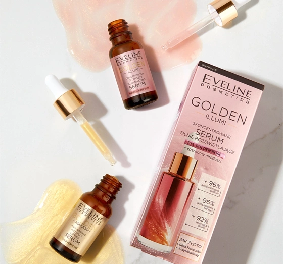 Eveline Golden Ageless Anti-Falten-Serum mit aktivem Lifting-Effekt 18 ml