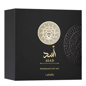 Lattafa Asad Eau de Parfum Spray 100 ml + 12 ml + Duschgel 100 ml