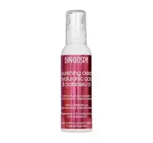 BINGOSPA NÄHRENDE GESICHTSCREME MIT HYALURONSÄURE UND BABASSUÖL 135G