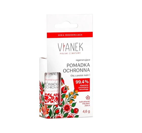 Kliknij na zdjęcie, aby je powiększyć VIANEK LIPPENSCHUTZ STIFT REGENERATION 4,6G