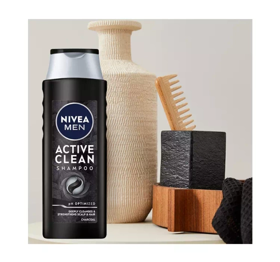 Kliknij na zdjęcie, aby je powiększyć NIVEA MEN ACTIVE CLEAN SHAMPOO FÜR MÄNNER 400 ML