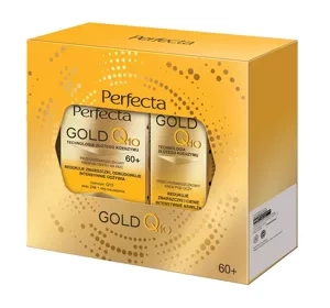 Perfecta Gold Q10 Kosmetikset für Gesichtspflege Creme für Tag und Nacht 60+ + Augencreme