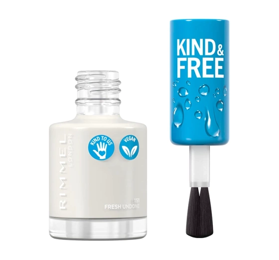 Kliknij na zdjęcie, aby je powiększyć Rimmel Kind & Free veganer Nagellack 151 Fresh Undone 8ml