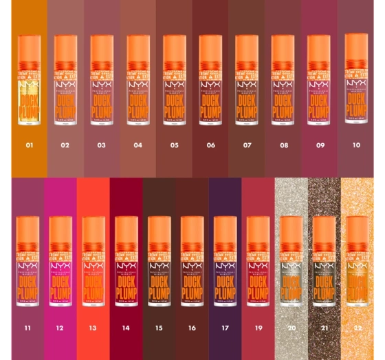 Kliknij na zdjęcie, aby je powiększyć NYX Professional Makeup Duck Plump Lip Gloss zur Lippenvergrößerung 20 Quazy Silver 7 ml