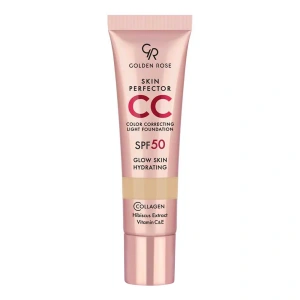 Golden Rose Skin Perfector CC Light Foundation Leichte korrigierende Gesichtsfoundation SPF50 101 Beige 30 ml