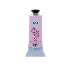 YOPE NATÜRLICHE HANDCREME RHABARBER UND ROSE 50ML
