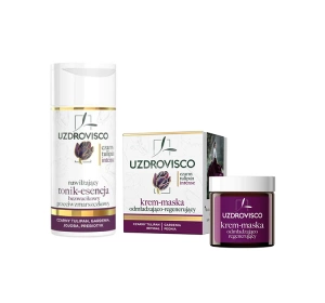 Uzdrovisco Schwarze Tulpe Intense Kosmetikset für Gesichtspflege Toner-Essenz + Creme-Maske