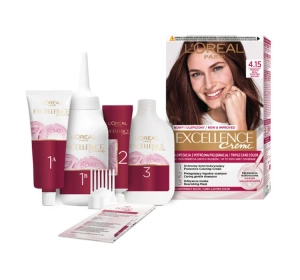 LOREAL EXCELLENCE CREME HAARFARBE 4.15 FROSTIGES BRAUN