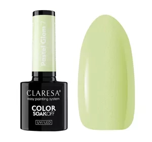 CLARESA SOAK OFF HYBRIDLACK PASTEL GLAM 7 5G