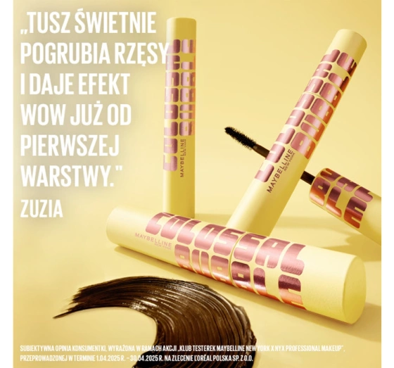 Maybelline Colossal Bubble Wasserfeste Volumen-Mascara Black 8,75 ml