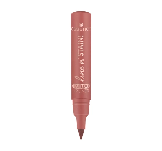 Kliknij na zdjęcie, aby je powiększyć Essence Line N'Stain Tattoo Flüssiger Lipliner 02 Must Have Brown 2,5 ml