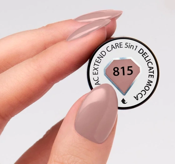 Kliknij na zdjęcie, aby je powiększyć SEMILAC EXTEND CARE 5IN1 HYBRIDLACK BASIS TOP 815 DELICATE MOCCA 7ML