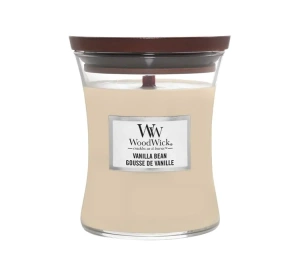 Woodwick Medium Jar Candle Duftkerze Vanilla Bean 275 g