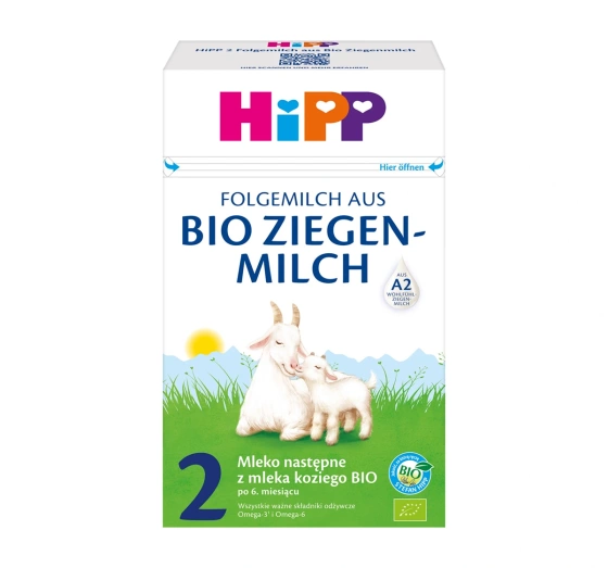 HiPP Bio seit Generationen 2 Folgemilch aus Ziegenmilch nach dem 6. Monat 400g