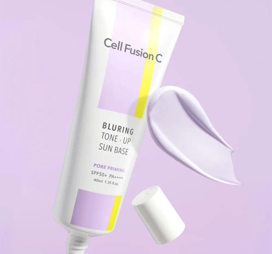 Cell Fusion C Bluring Tone-Up Sun Base SPF50+/PA++++ glättende Make-up-Basis 40 ml