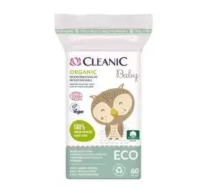 CLEANIC BABY ECO ORGANIC PADS FÜR KINDER UND BABYS 60 STÜCK