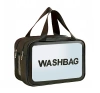 Top Choice Washbag – Kosmetiktasche mit zwei Fächern, schwarz