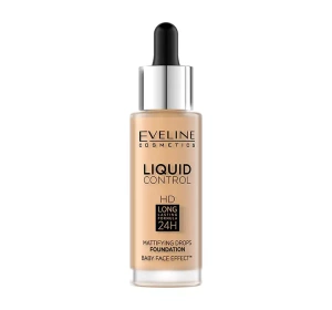 Eveline Cosmetics Liquid Control HD Gesichtsgrundierung 016 Vanilla Beige 32 ml