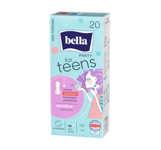 Bella For Teens Slipeinlagen Sensitive 20 Stück