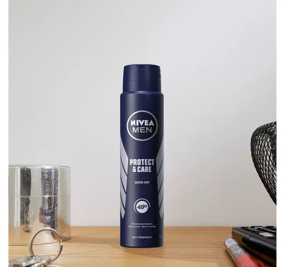 Kliknij na zdjęcie, aby je powiększyć NIVEA MEN PROTECT & CARE ANTITRANSPIRANT-SPRAY FÜR MÄNNER 250ML