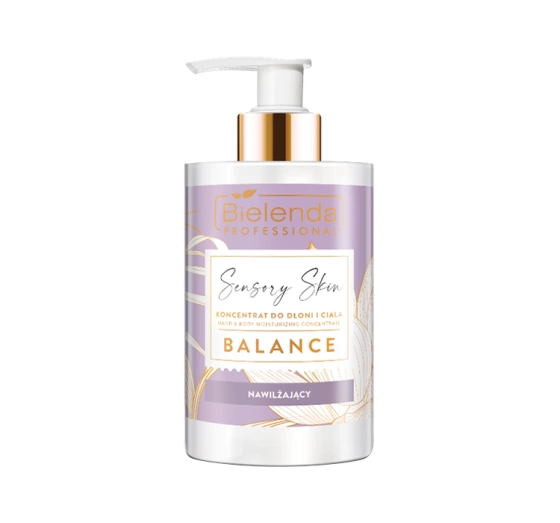 BIELENDA PROFESSIONAL SENSORY SKIN FEUCHTIGKEITSSPENDENDES KONZENTRAT FÜR HÄNDE UND KÖRPER BALANCE 300ML