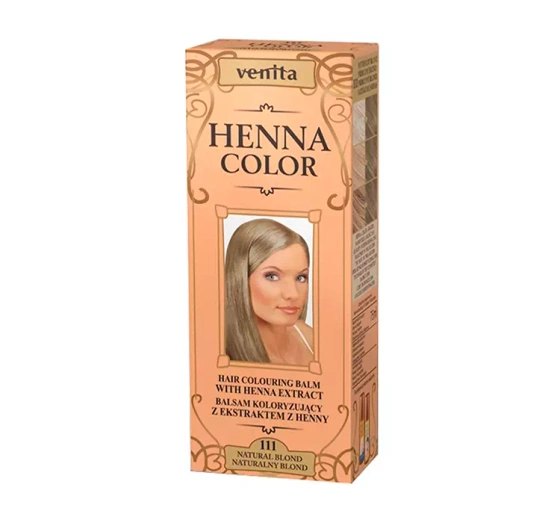 Venita Henna Color Farbpflege mit Henna-Extrakt 111 Natürliches Blond 75 ml